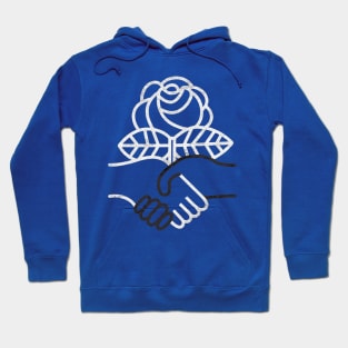 socialism communism hand flower Hoodie